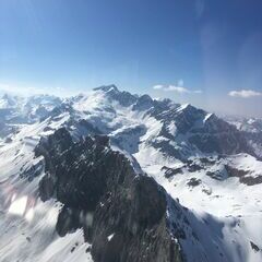 Verortung via Georeferenzierung der Kamera: Aufgenommen in der Nähe von Prättigau/Davos, Schweiz in 2700 Meter